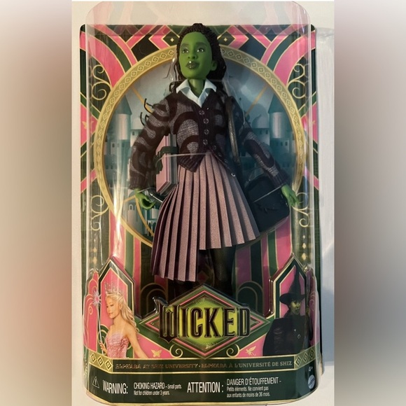 New Mattel Wicked Set Of Four (4) Dolls from Shiz University:elphaba, Glinda& - Picture 4 of 6